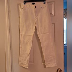 Sz 10 White Skinny Jeans E39 by Eric
